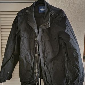 Black Old Navy Military Jacket